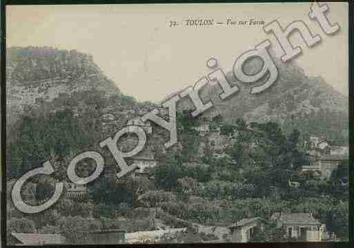 Ville de TOULON Carte postale ancienne