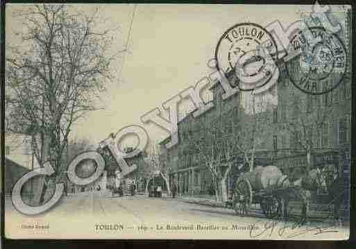 Ville de TOULON Carte postale ancienne