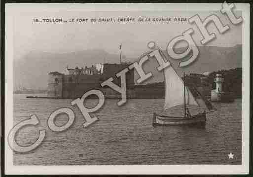 Ville de TOULON Carte postale ancienne