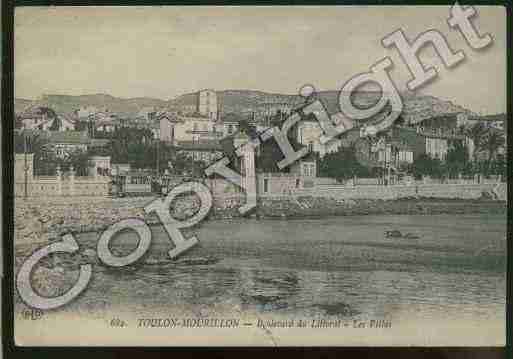 Ville de TOULON Carte postale ancienne