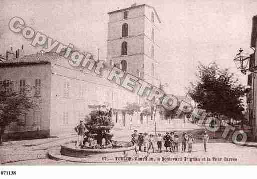 Ville de TOULON Carte postale ancienne