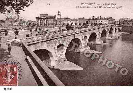 Ville de TOULOUSE Carte postale ancienne