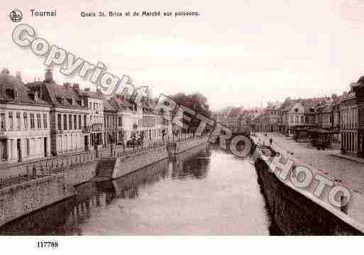 Ville de TOURNAI Carte postale ancienne