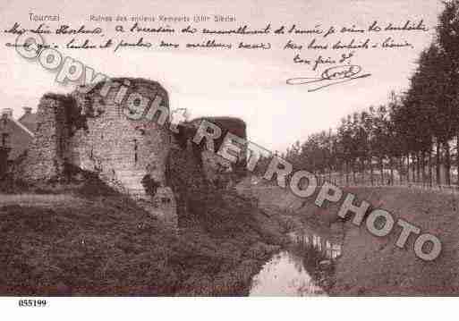 Ville de TOURNAI Carte postale ancienne