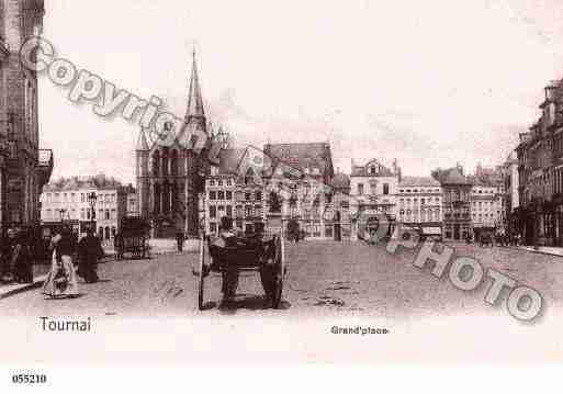 Ville de TOURNAI Carte postale ancienne