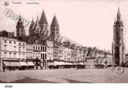 Ville de TOURNAI Carte postale ancienne