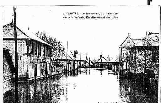 Ville de TROYES Carte postale ancienne