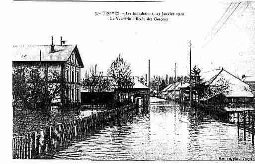 Ville de TROYES Carte postale ancienne