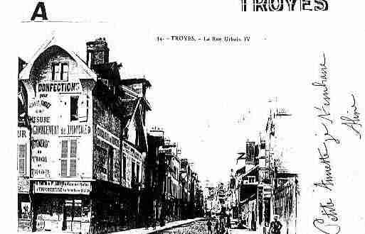 Ville de TROYES Carte postale ancienne