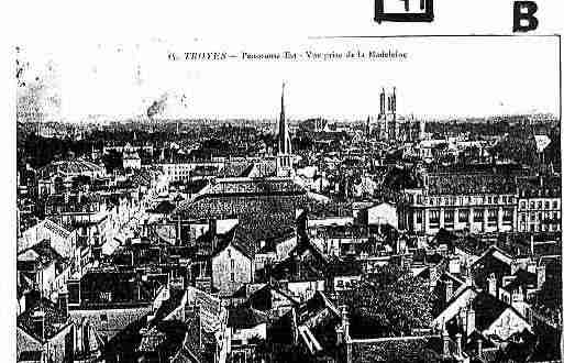 Ville de TROYES Carte postale ancienne