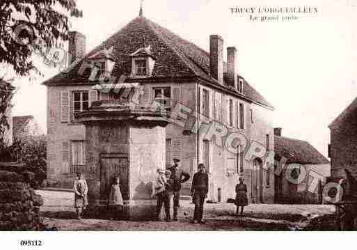 Ville de TRUCYL\\\'ORGUEILLEUX Carte postale ancienne