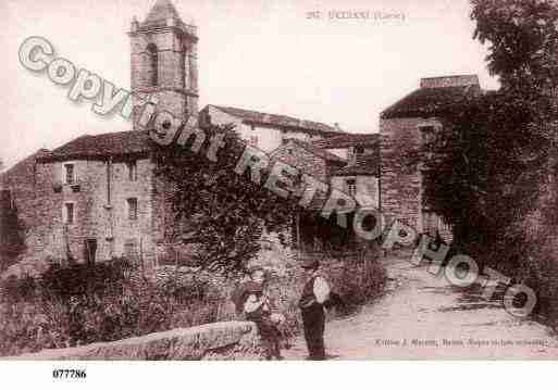 Ville de UCCIANI Carte postale ancienne