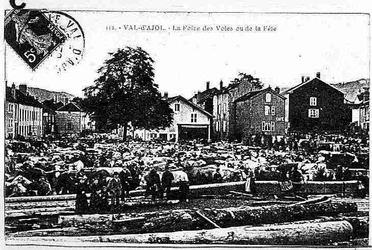 Ville de VALD\'AJOL(LE) Carte postale ancienne