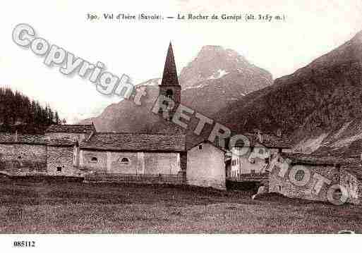 Ville de VALD\'ISERE Carte postale ancienne