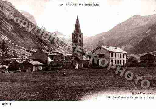 Ville de VALD\'ISERE Carte postale ancienne