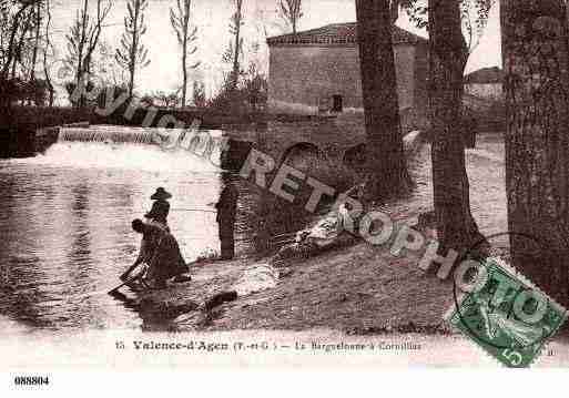 Ville de VALENCED\'AGEN Carte postale ancienne