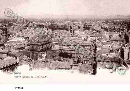 Ville de VALENCIA Carte postale ancienne