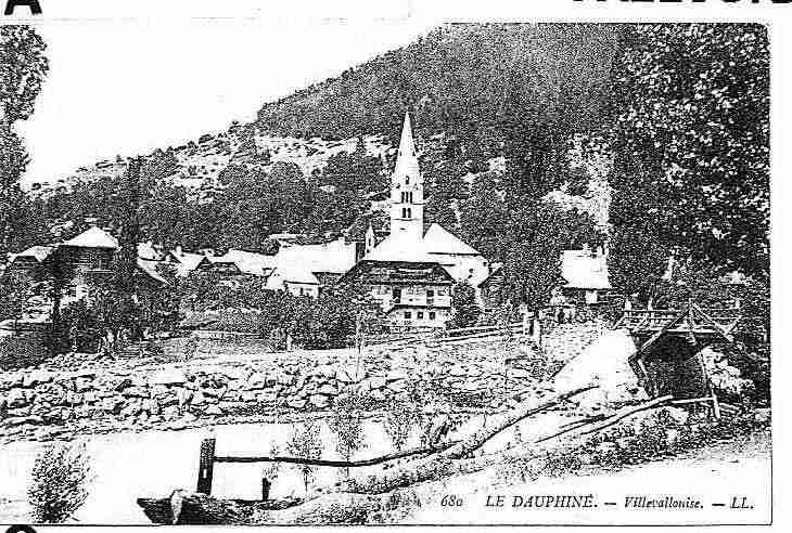 Ville de VALLOUISE Carte postale ancienne