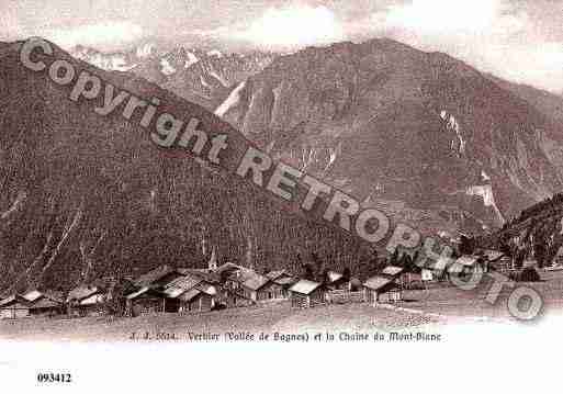 Ville de VERBIER Carte postale ancienne