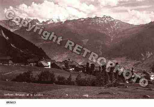 Ville de VERBIER Carte postale ancienne