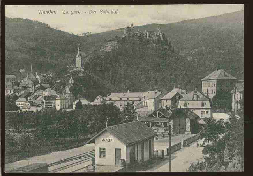 Ville de VIANDEN Carte postale ancienne