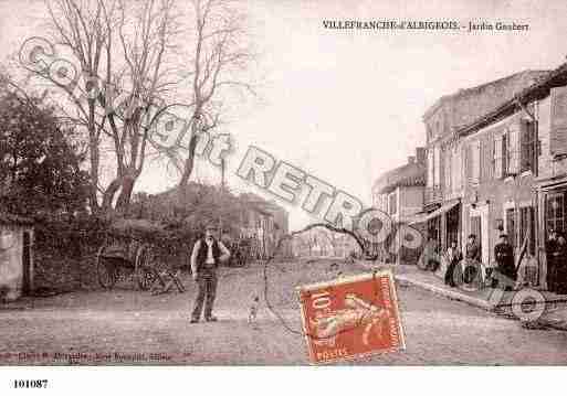 Ville de VILLEFRANCHED\\\'ALBIGEOIS Carte postale ancienne