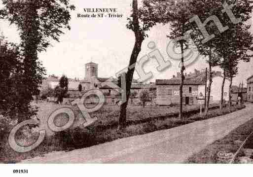 Ville de VILLENEUVE Carte postale ancienne