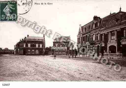 Ville de VILLENEUVED\\\'ASQ Carte postale ancienne