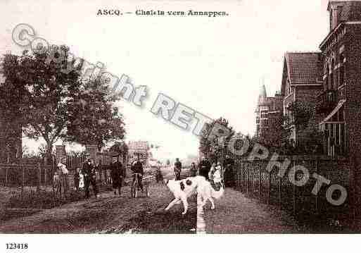 Ville de VILLENEUVED\\\'ASQ Carte postale ancienne