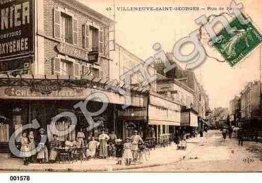 Ville de VILLENEUVESAINTGEORGES Carte postale ancienne