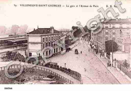 Ville de VILLENEUVESAINTGEORGES Carte postale ancienne