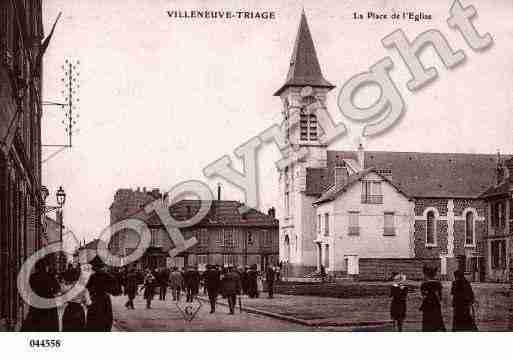 Ville de VILLENEUVESAINTGEORGES Carte postale ancienne