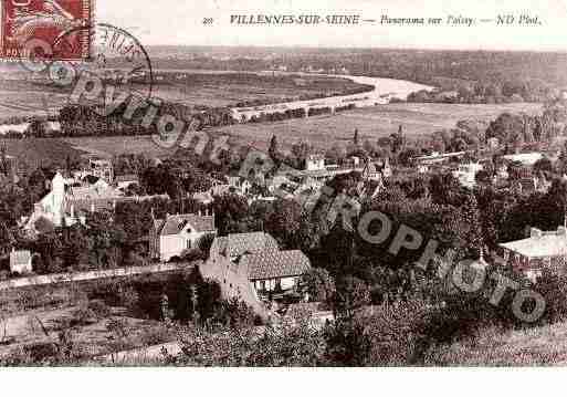 Ville de VILLENNESSURSEINE Carte postale ancienne