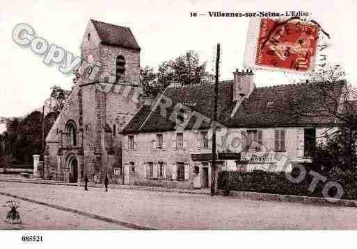 Ville de VILLENNESSURSEINE Carte postale ancienne