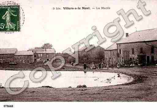 Ville de VILLERSSURLEMONT Carte postale ancienne