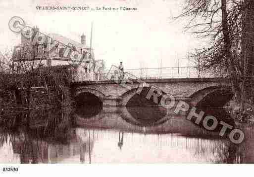 Ville de VILLIERSSAINTBENOIT Carte postale ancienne