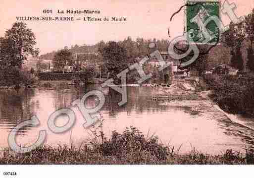 Ville de VILLIERSSURMARNE Carte postale ancienne