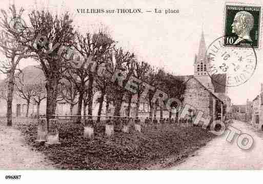 Ville de VILLIERSSURTHOLON Carte postale ancienne