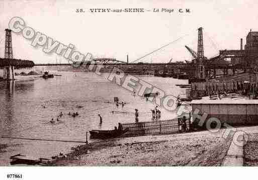 Ville de VITRYSURSEINE Carte postale ancienne