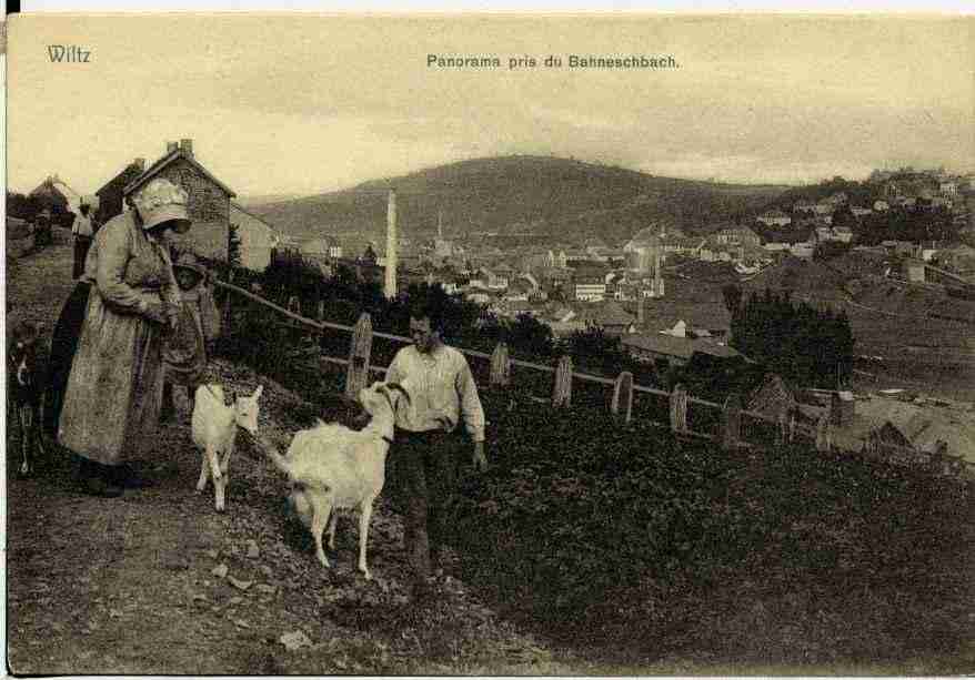 Ville de WILTZ Carte postale ancienne