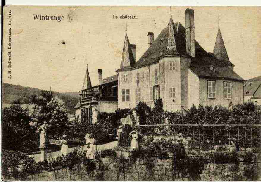 Ville de WINTRANGE Carte postale ancienne