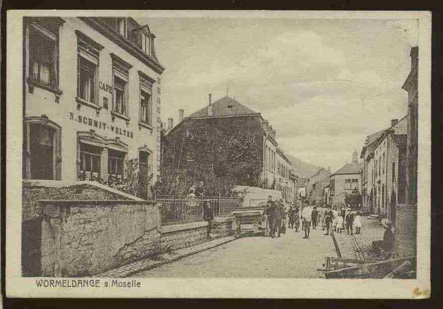 Ville de WORMELDANGE Carte postale ancienne