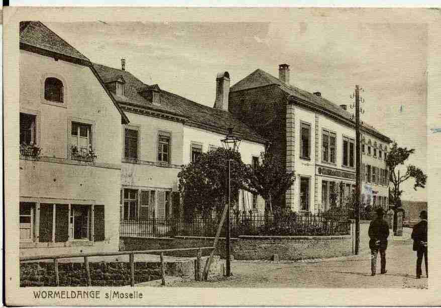 Ville de WORMELDANGE Carte postale ancienne