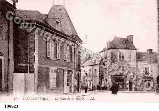 Ville de YVREL\\\'EVEQUE Carte postale ancienne