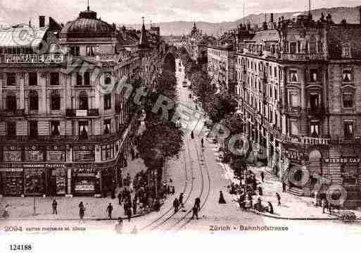 Ville de ZURICH Carte postale ancienne