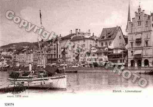 Ville de ZURICH Carte postale ancienne