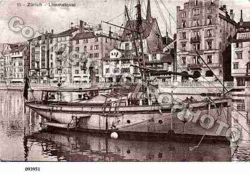 Ville de ZURICH Carte postale ancienne