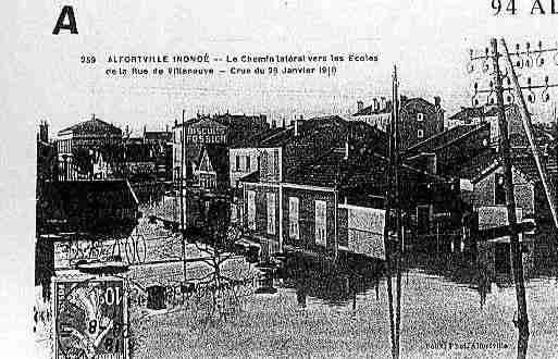 Ville de ALFORTVILLE Carte postale ancienne