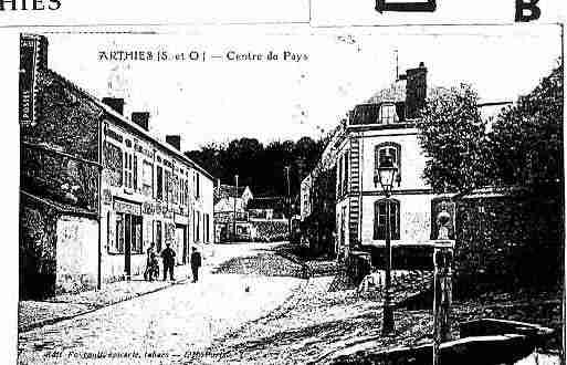 Ville de ARTHIES Carte postale ancienne