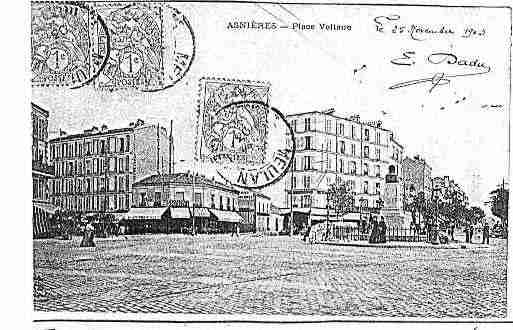 Ville de ASNIERESSURSEINE Carte postale ancienne